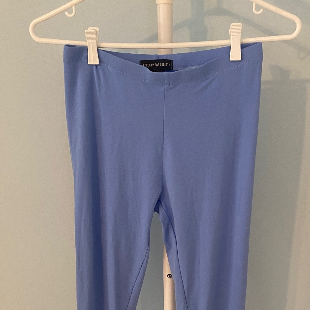 Soft Light Blue Leggings